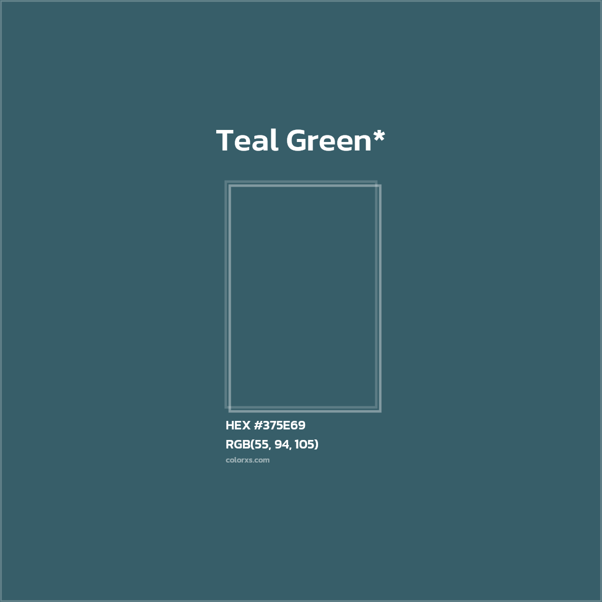 HEX #375E69 Color Name, Color Code, Palettes, Similar Paints, Images
