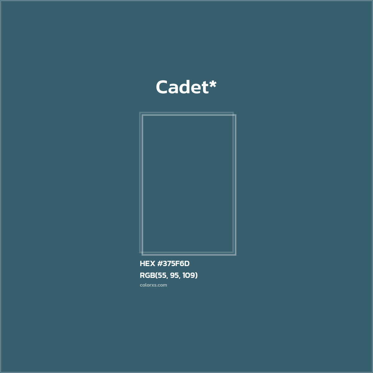 HEX #375F6D Color Name, Color Code, Palettes, Similar Paints, Images