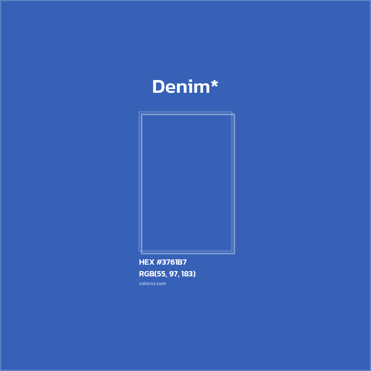 HEX #3761B7 Color Name, Color Code, Palettes, Similar Paints, Images