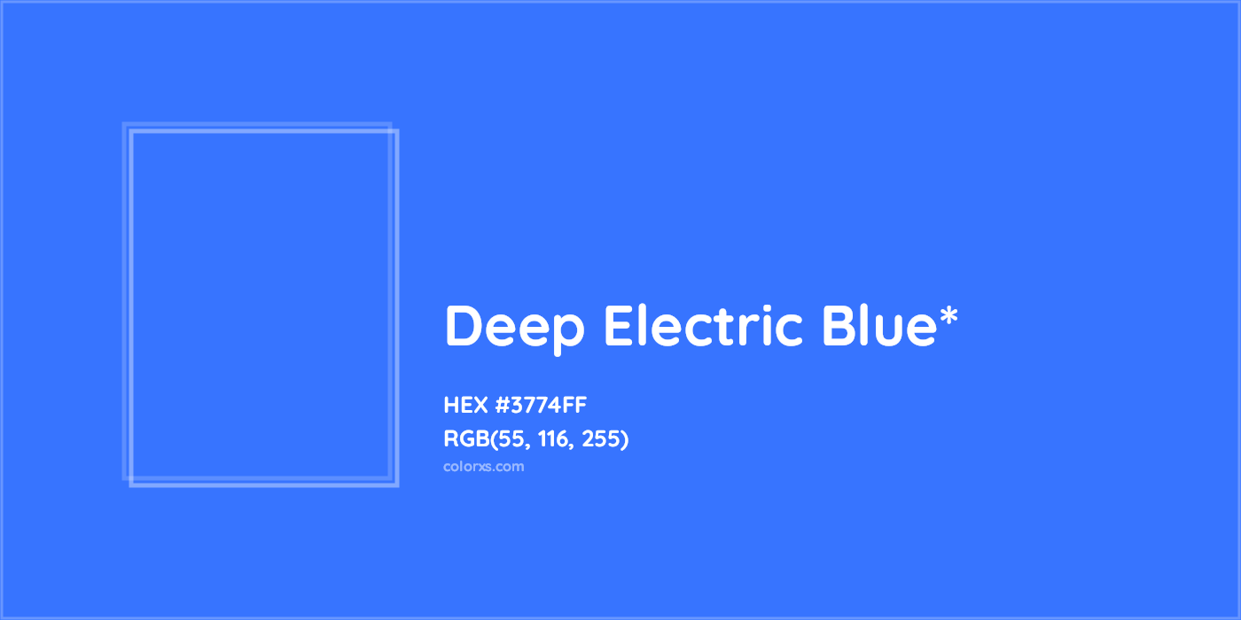 HEX #3774FF Color Name, Color Code, Palettes, Similar Paints, Images