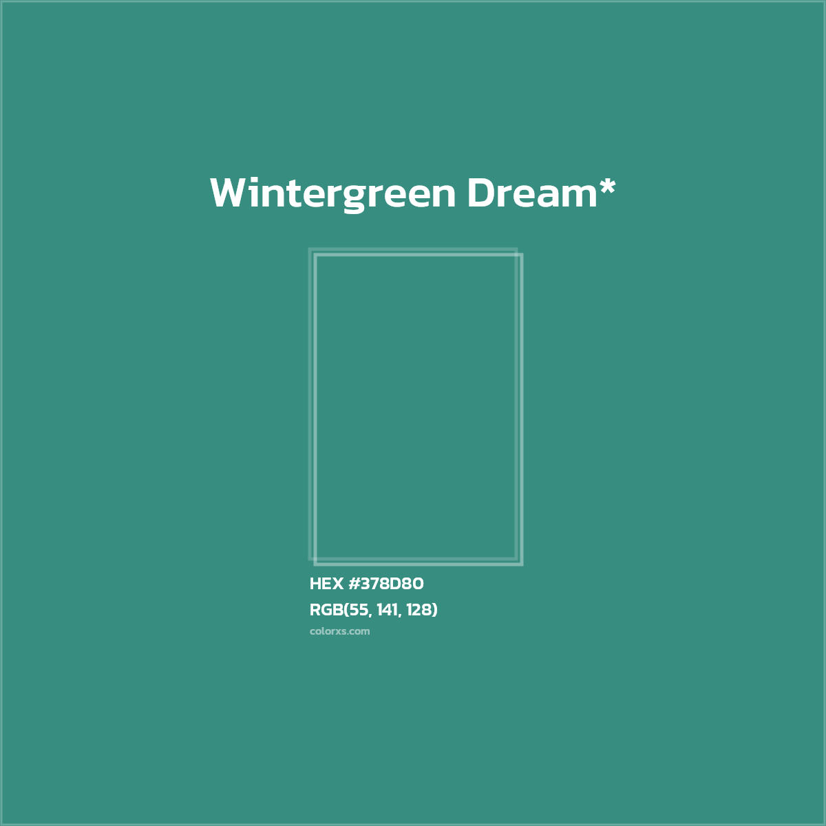 HEX #378D80 Color Name, Color Code, Palettes, Similar Paints, Images