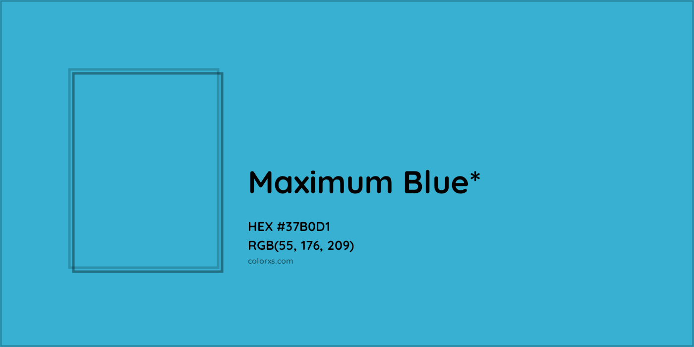 HEX #37B0D1 Color Name, Color Code, Palettes, Similar Paints, Images