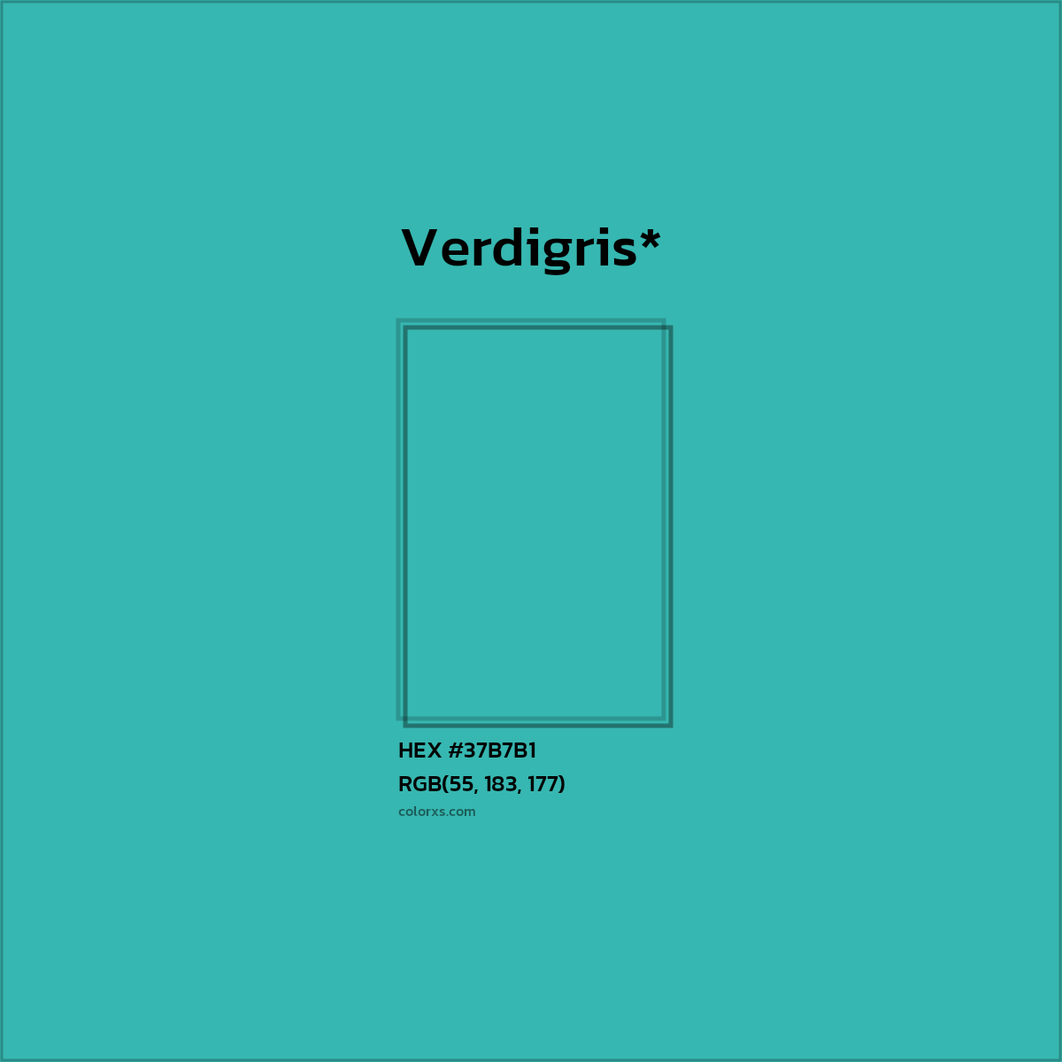 HEX #37B7B1 Color Name, Color Code, Palettes, Similar Paints, Images