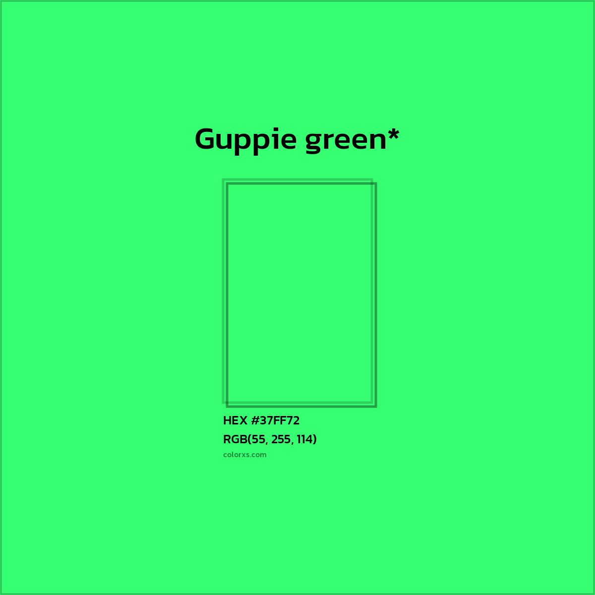 HEX #37FF72 Color Name, Color Code, Palettes, Similar Paints, Images