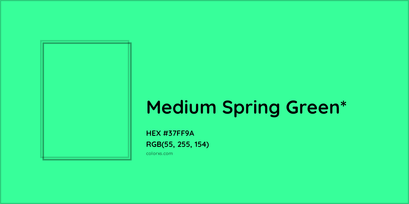 HEX #37FF9A Color Name, Color Code, Palettes, Similar Paints, Images