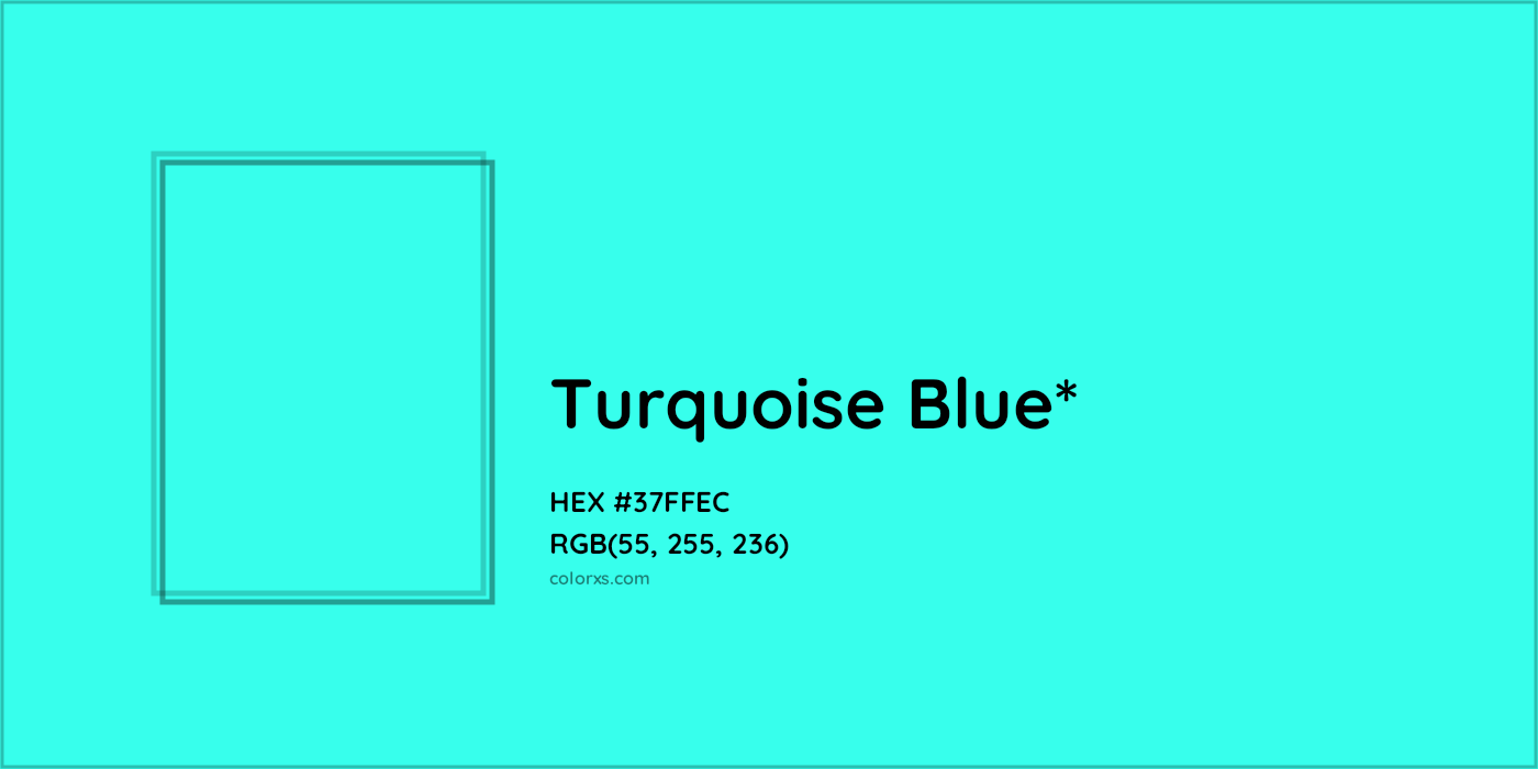 HEX #37FFEC Color Name, Color Code, Palettes, Similar Paints, Images