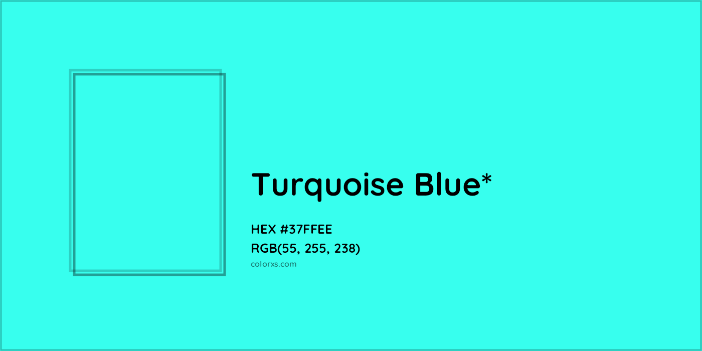 HEX #37FFEE Color Name, Color Code, Palettes, Similar Paints, Images