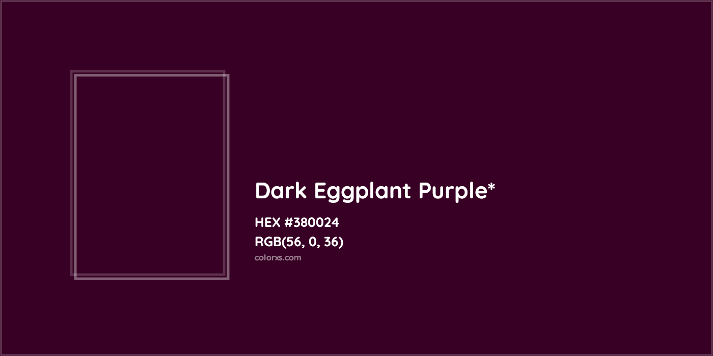 HEX #380024 Color Name, Color Code, Palettes, Similar Paints, Images