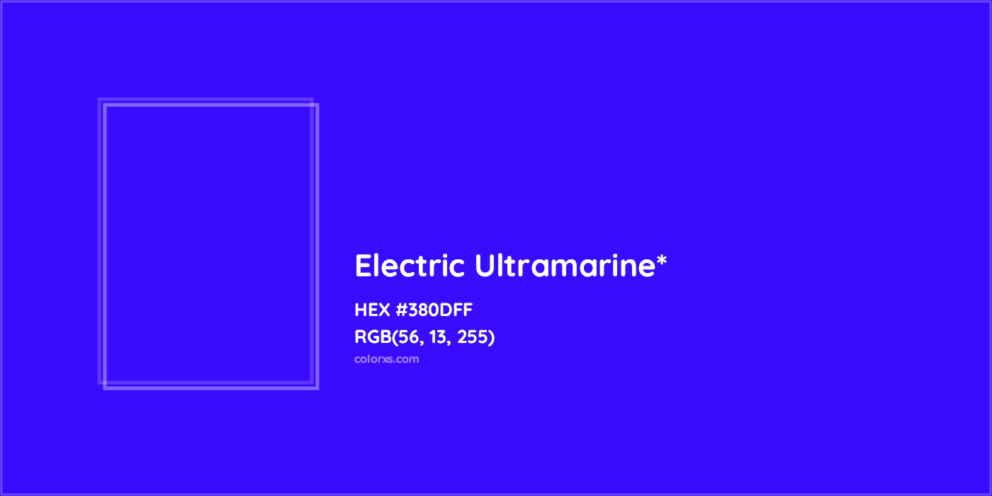 HEX #380DFF Color Name, Color Code, Palettes, Similar Paints, Images