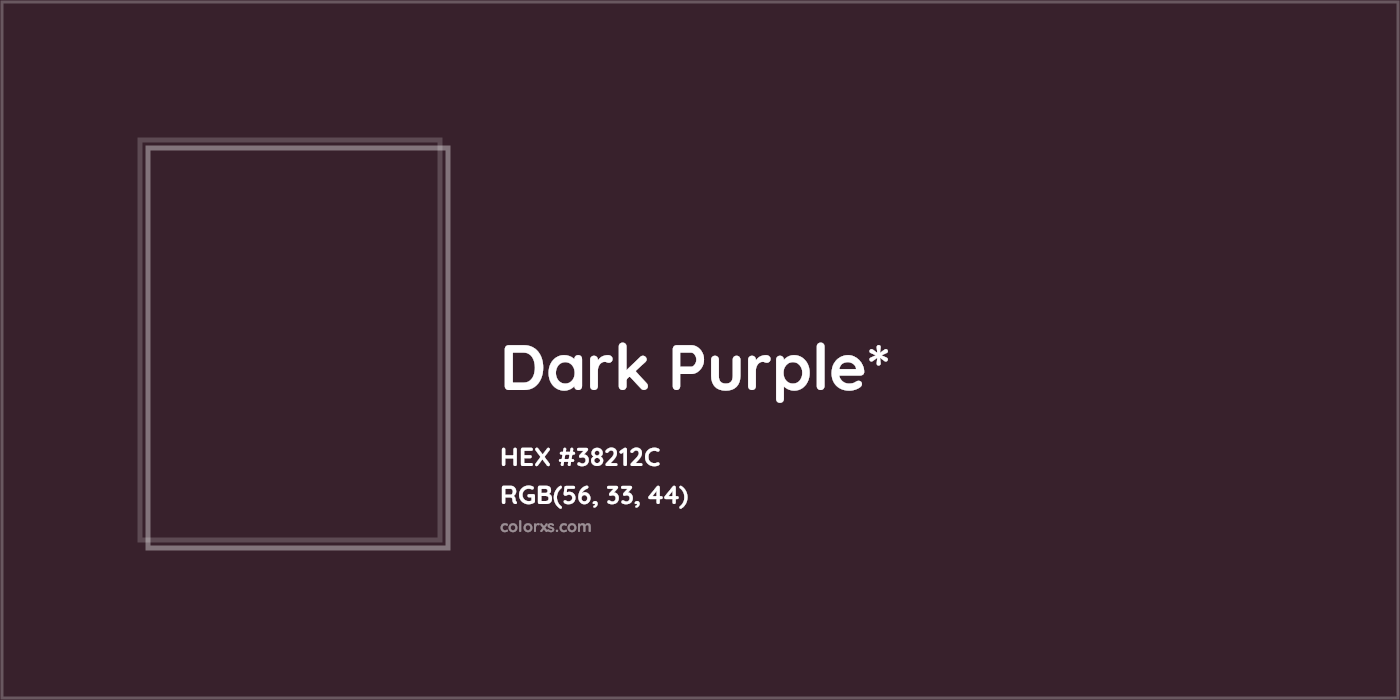 HEX #38212C Color Name, Color Code, Palettes, Similar Paints, Images