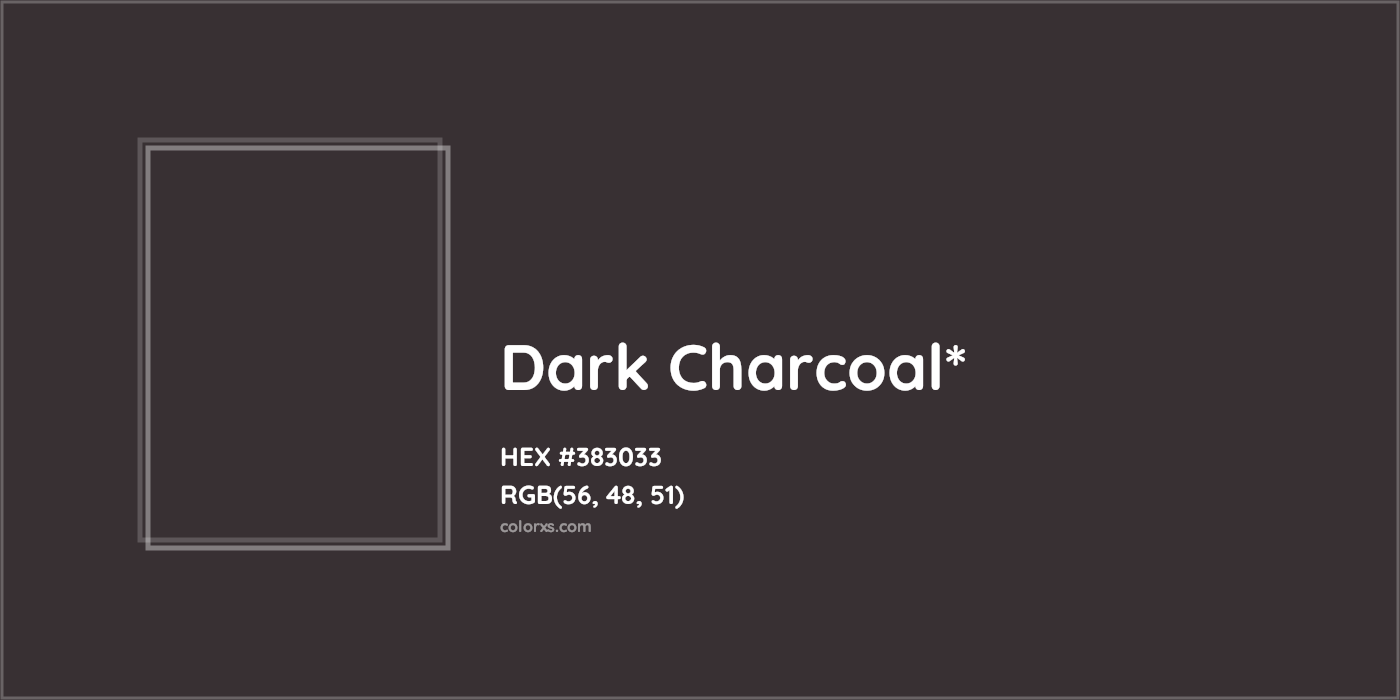 HEX #383033 Color Name, Color Code, Palettes, Similar Paints, Images