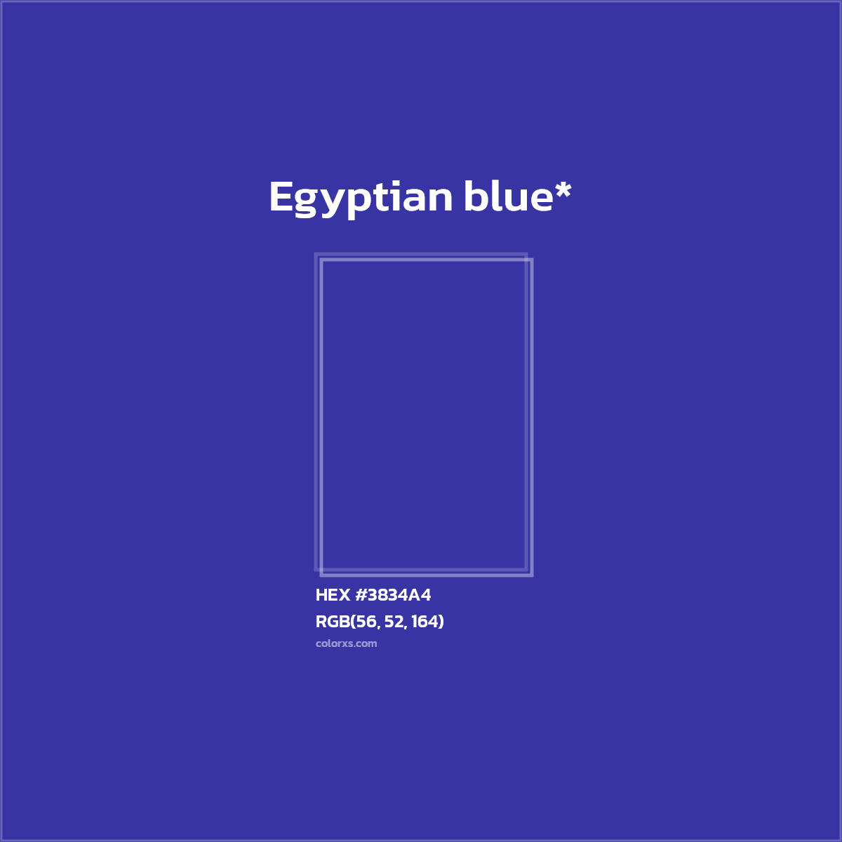 HEX #3834A4 Color Name, Color Code, Palettes, Similar Paints, Images