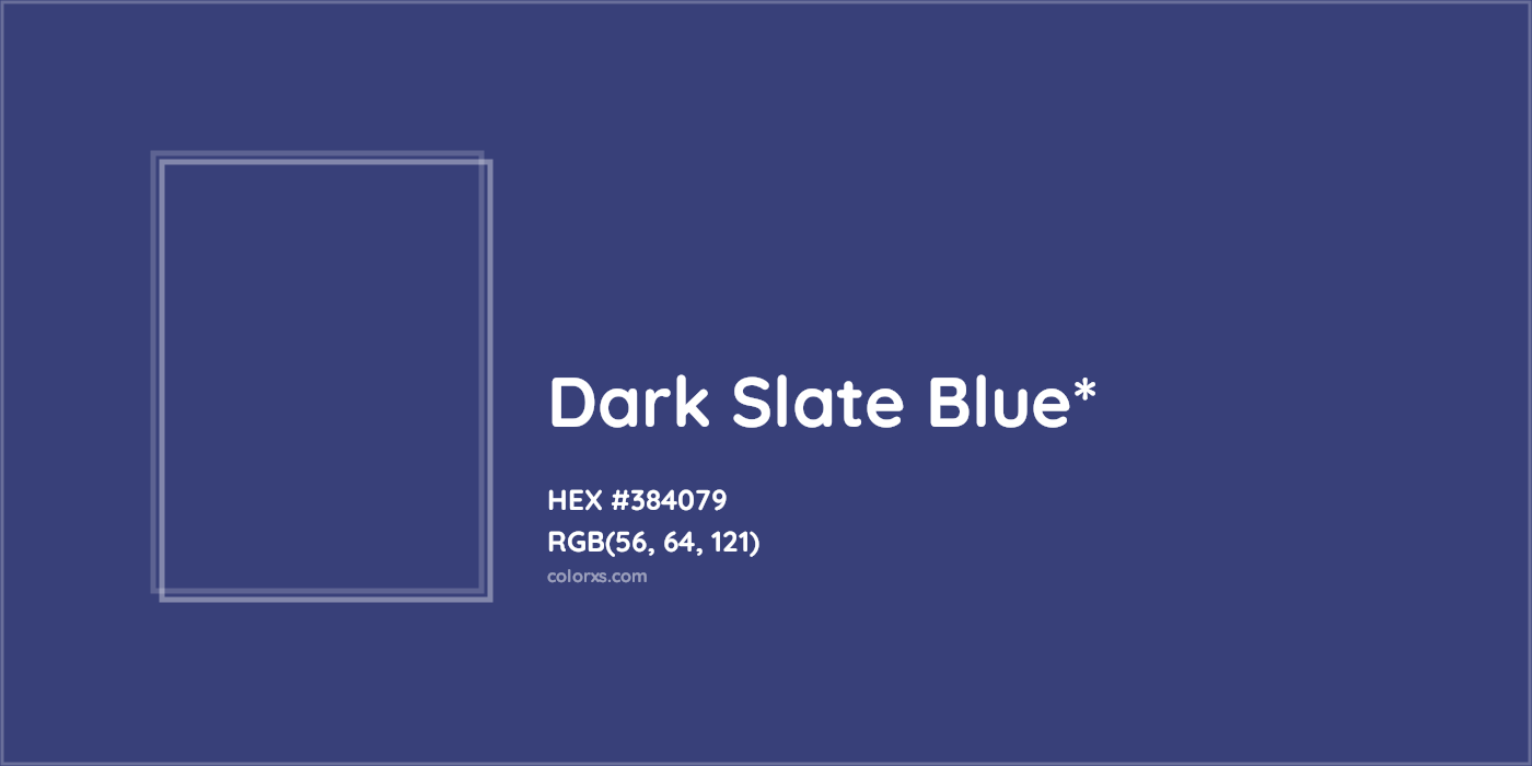 HEX #384079 Color Name, Color Code, Palettes, Similar Paints, Images