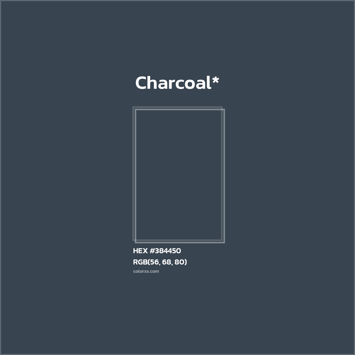 HEX #384450 Color Name, Color Code, Palettes, Similar Paints, Images