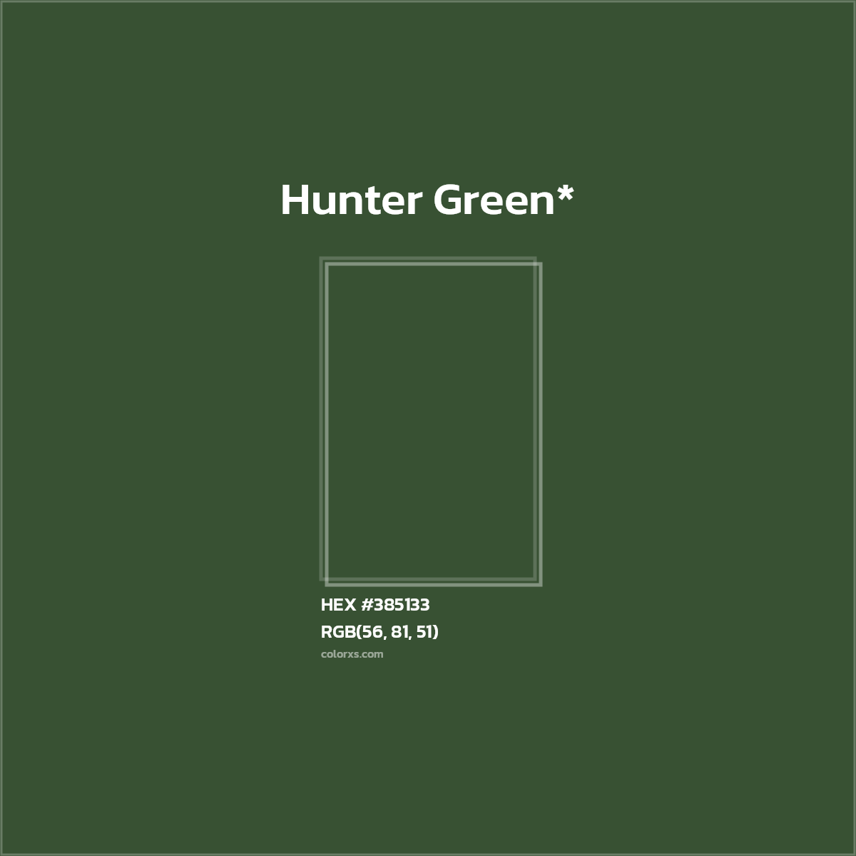 HEX #385133 Color Name, Color Code, Palettes, Similar Paints, Images