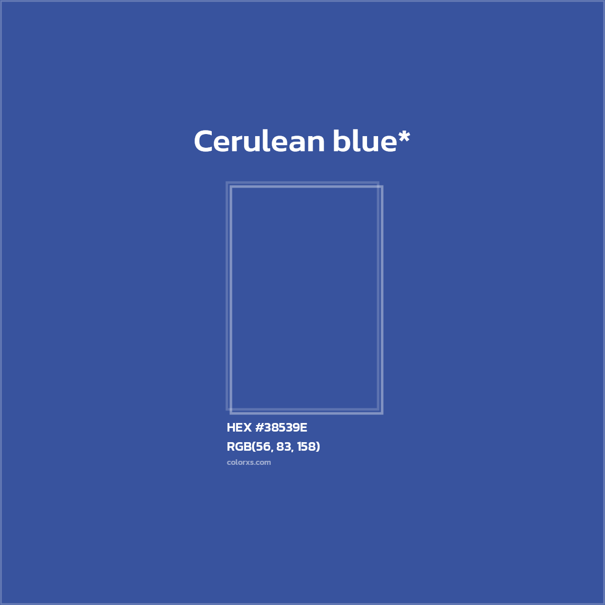 HEX #38539E Color Name, Color Code, Palettes, Similar Paints, Images