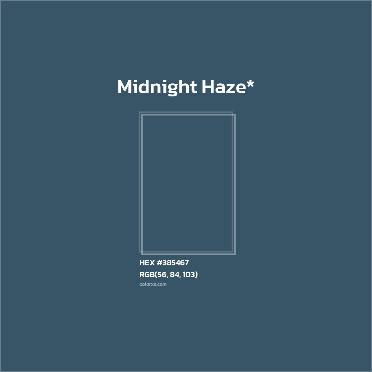 HEX #385467 Color Name, Color Code, Palettes, Similar Paints, Images