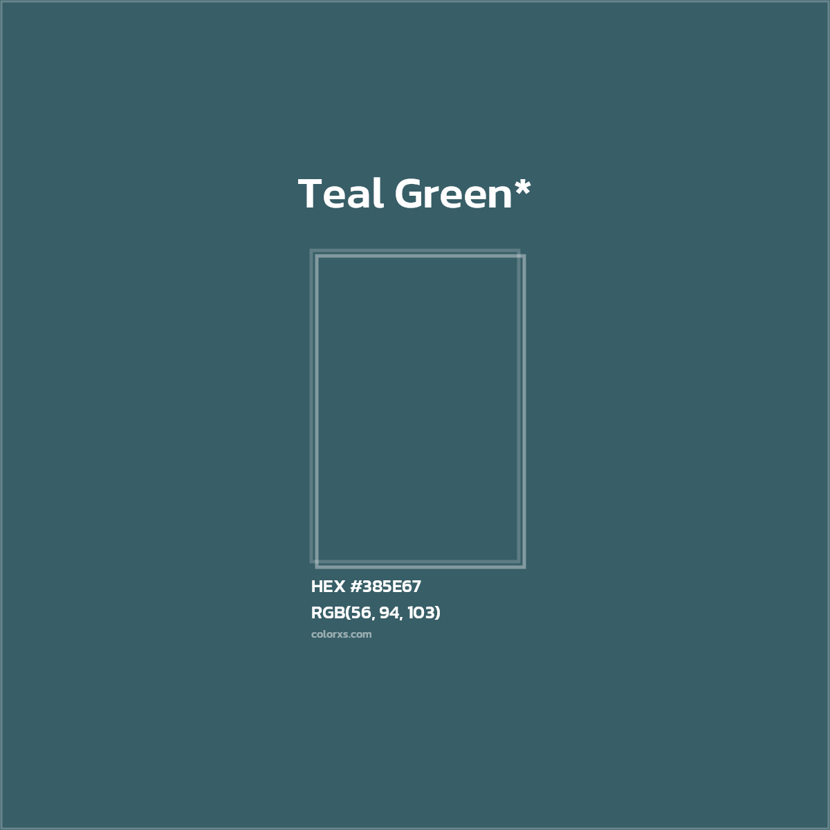 HEX #385E67 Color Name, Color Code, Palettes, Similar Paints, Images