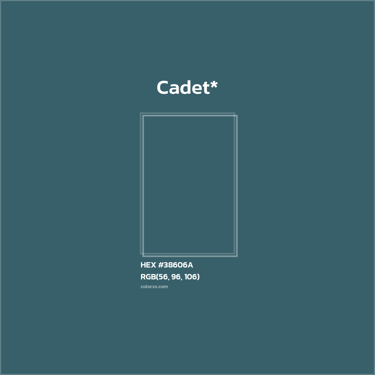 HEX #38606A Color Name, Color Code, Palettes, Similar Paints, Images