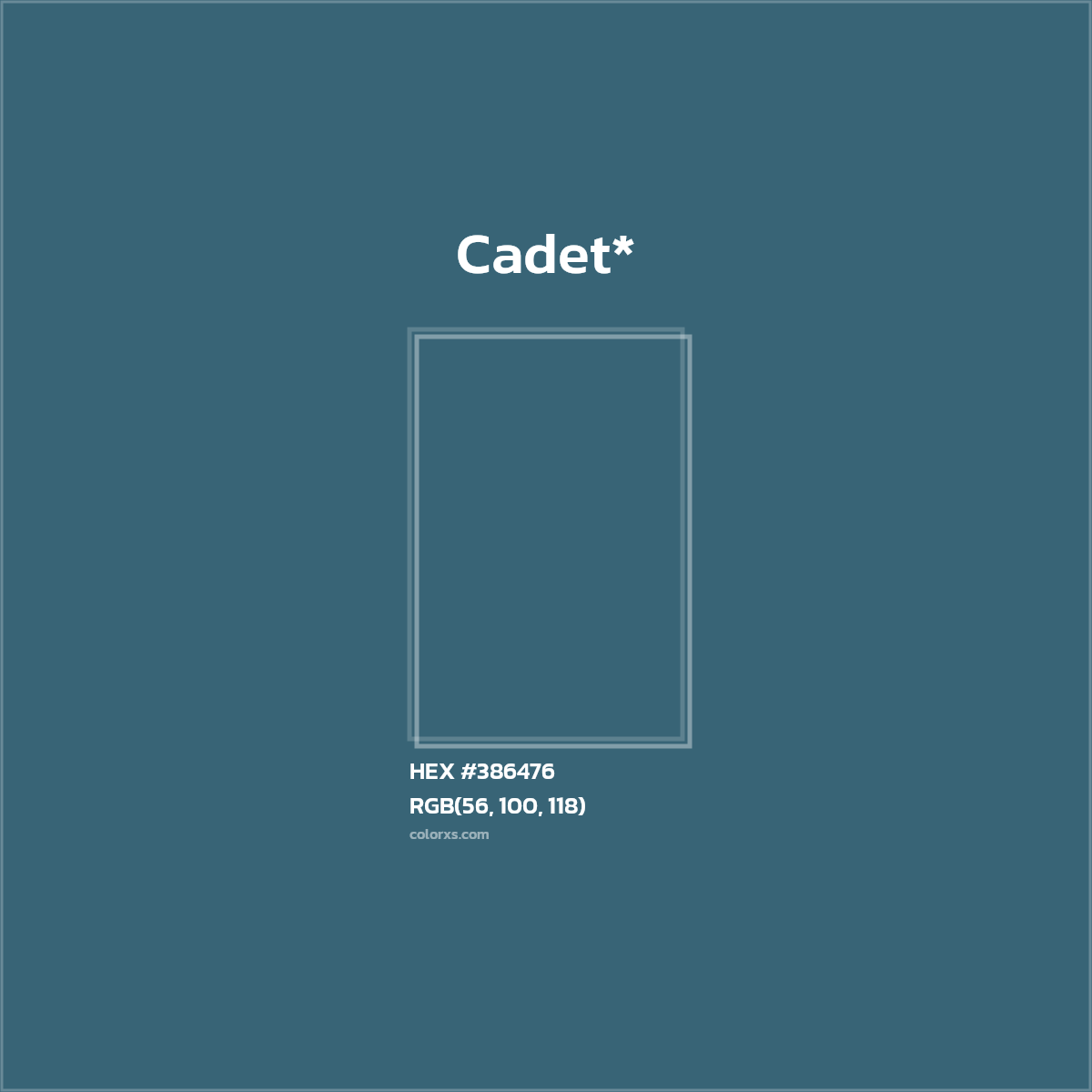 HEX #386476 Color Name, Color Code, Palettes, Similar Paints, Images