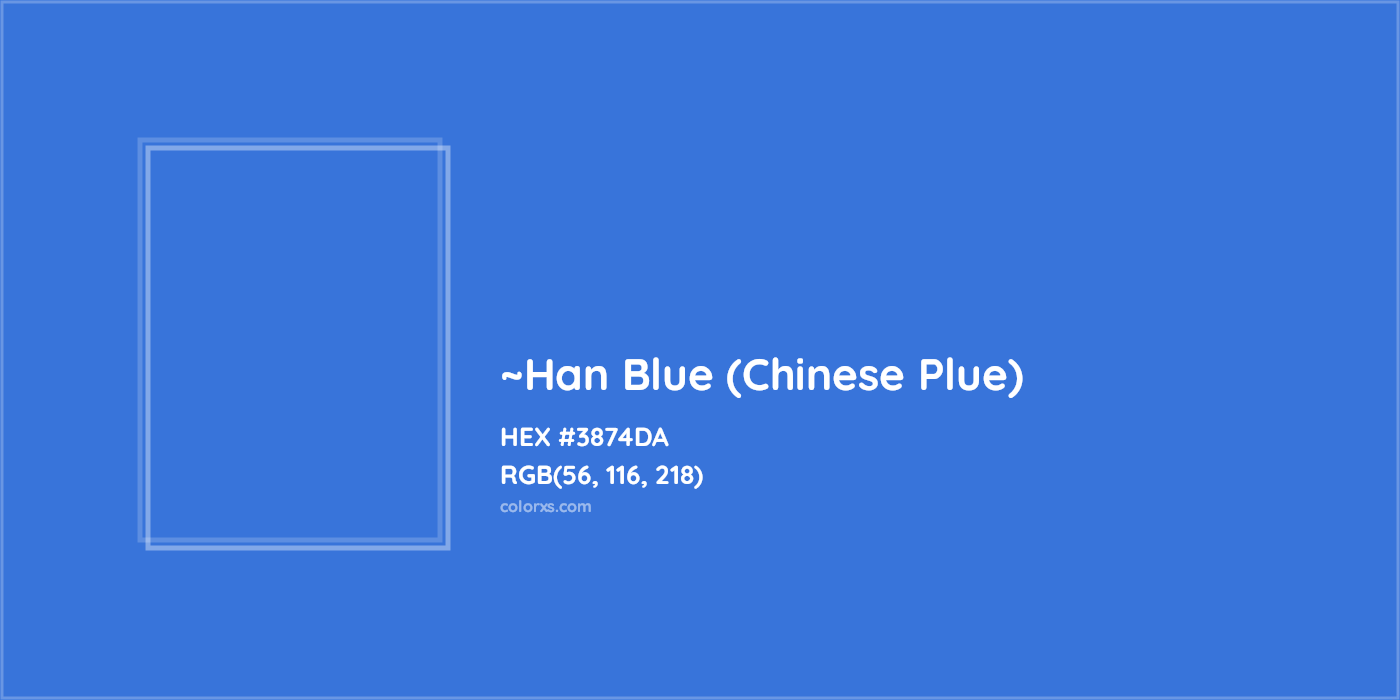 HEX #3874DA Color Name, Color Code, Palettes, Similar Paints, Images