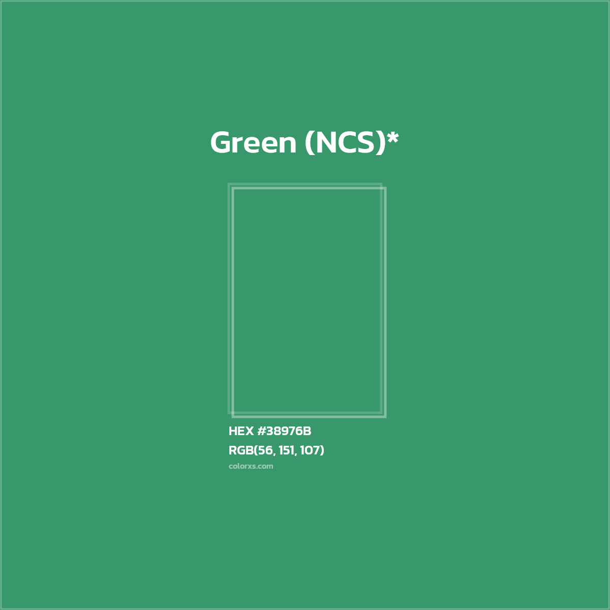 HEX #38976B Color Name, Color Code, Palettes, Similar Paints, Images