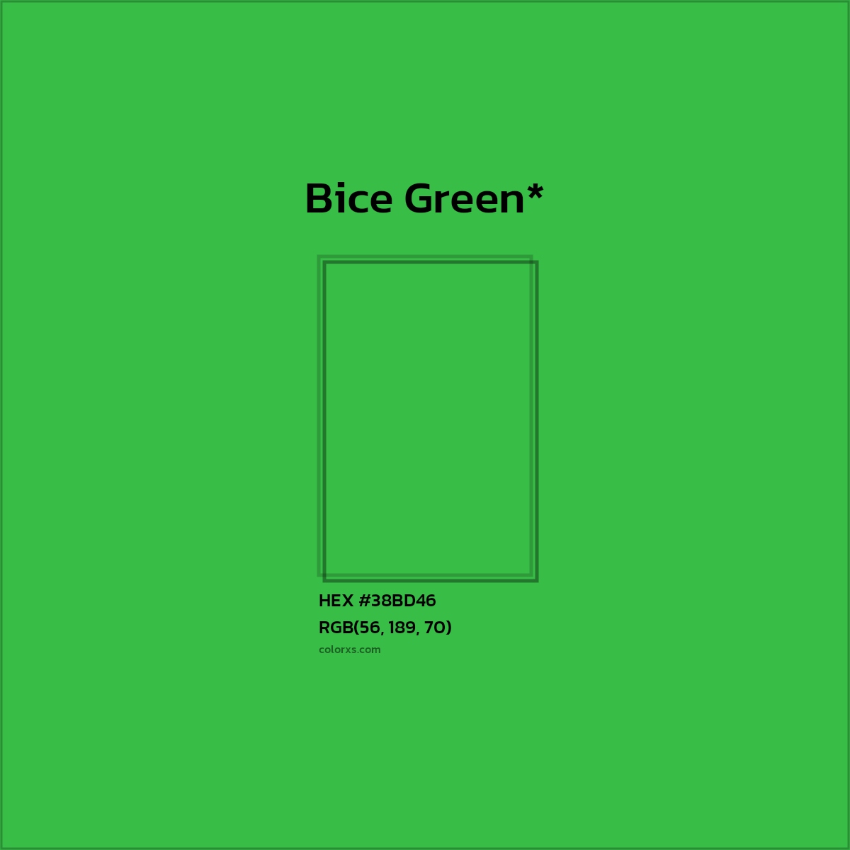 HEX #38BD46 Color Name, Color Code, Palettes, Similar Paints, Images