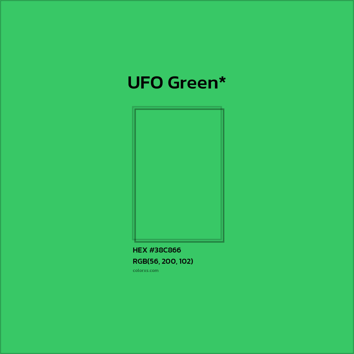 HEX #38C866 Color Name, Color Code, Palettes, Similar Paints, Images