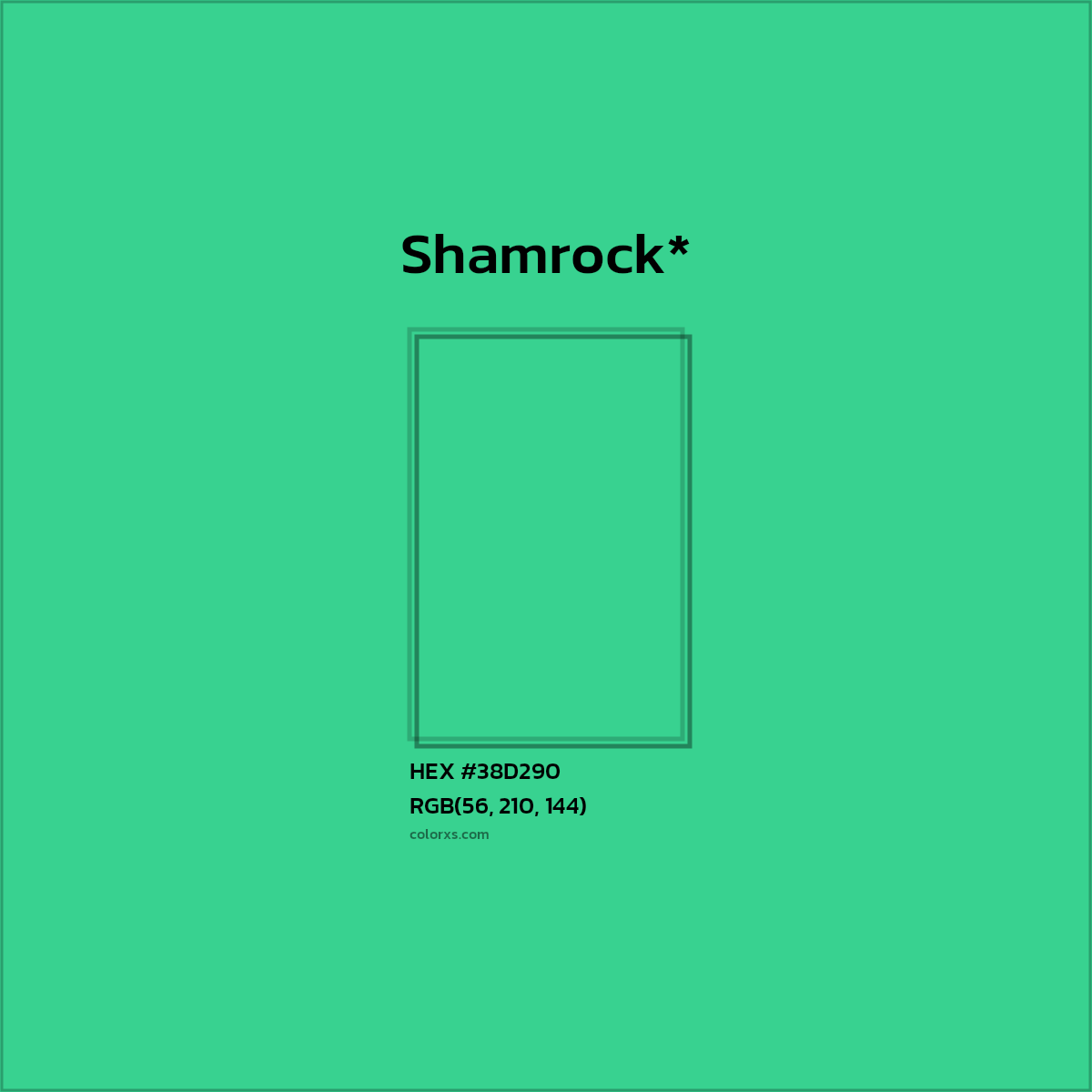 HEX #38D290 Color Name, Color Code, Palettes, Similar Paints, Images