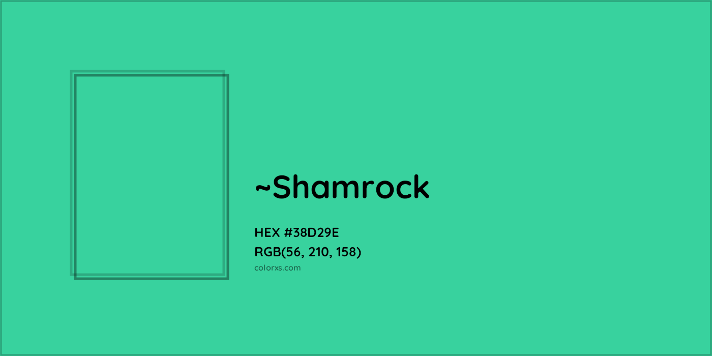 HEX #38D29E Color Name, Color Code, Palettes, Similar Paints, Images