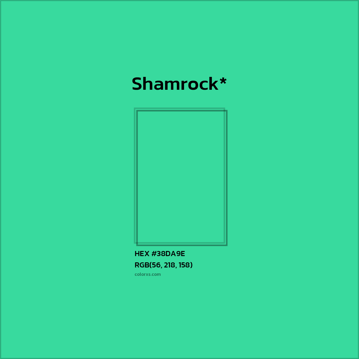 HEX #38DA9E Color Name, Color Code, Palettes, Similar Paints, Images