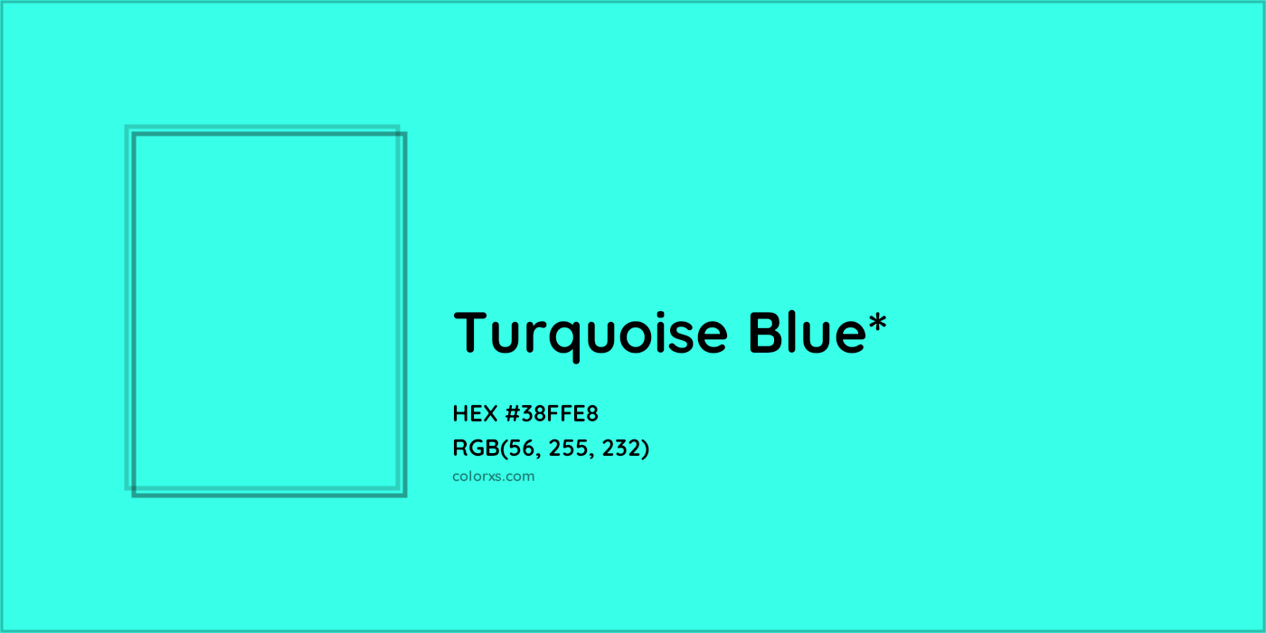 HEX #38FFE8 Color Name, Color Code, Palettes, Similar Paints, Images