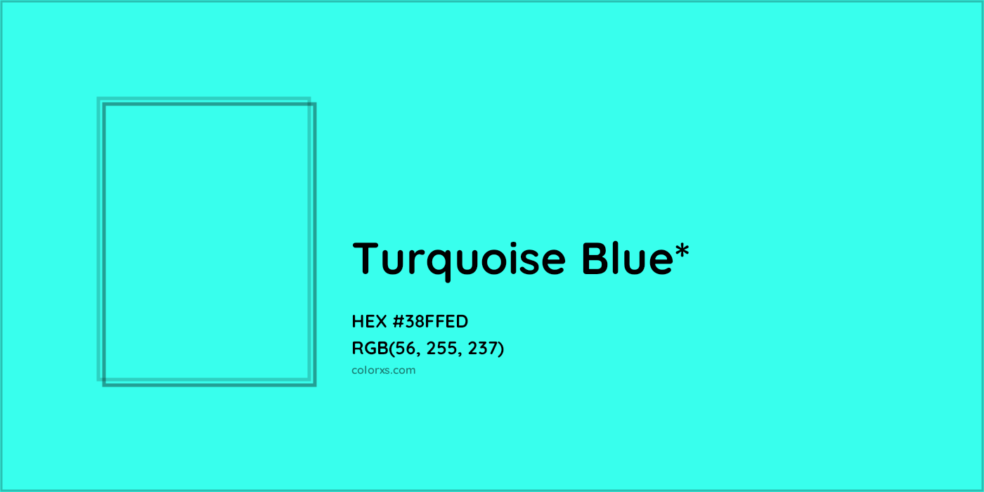 HEX #38FFED Color Name, Color Code, Palettes, Similar Paints, Images