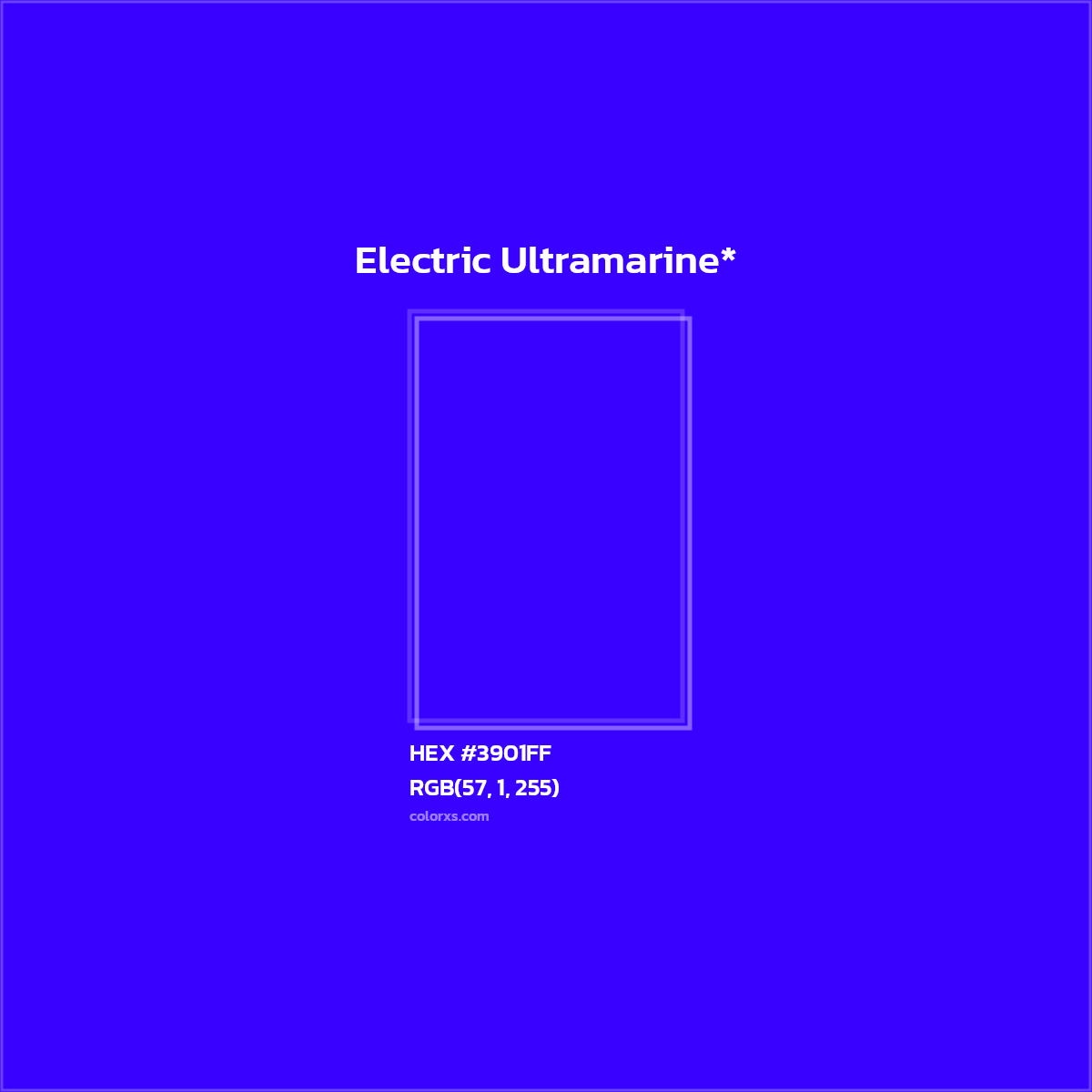 HEX #3901FF Color Name, Color Code, Palettes, Similar Paints, Images