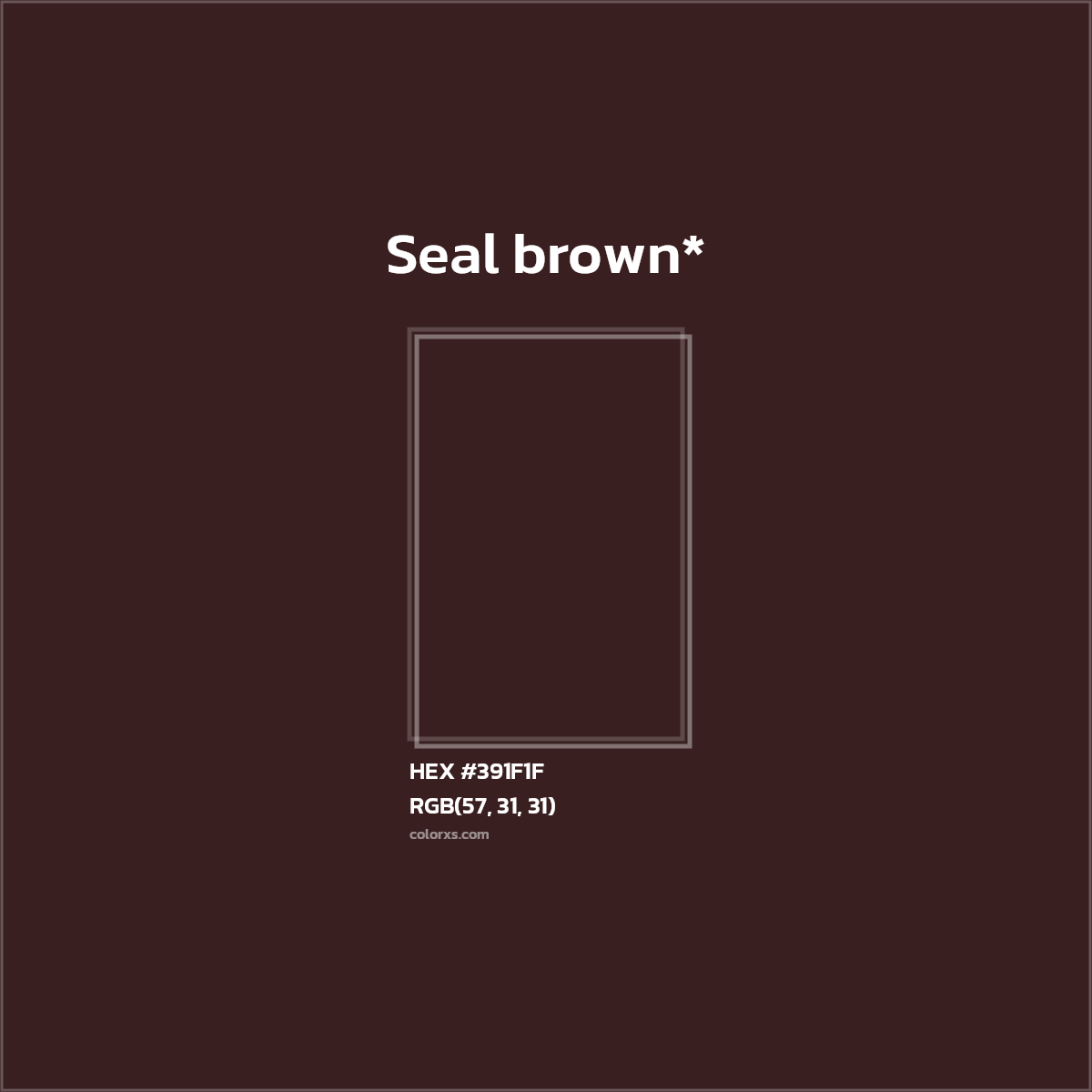 HEX #391F1F Color Name, Color Code, Palettes, Similar Paints, Images