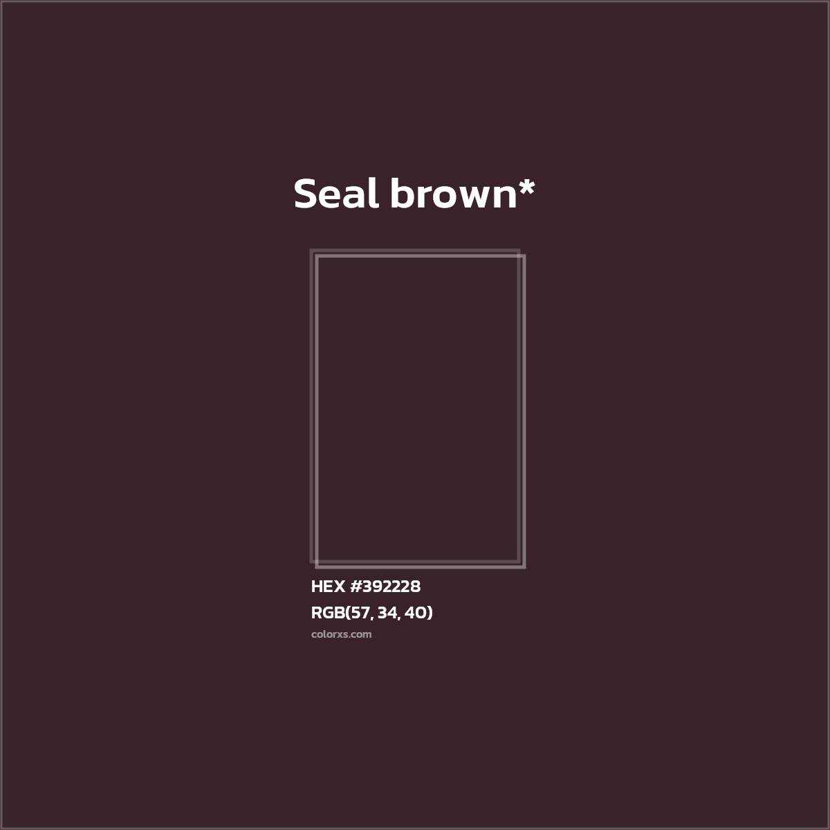 HEX #392228 Color Name, Color Code, Palettes, Similar Paints, Images