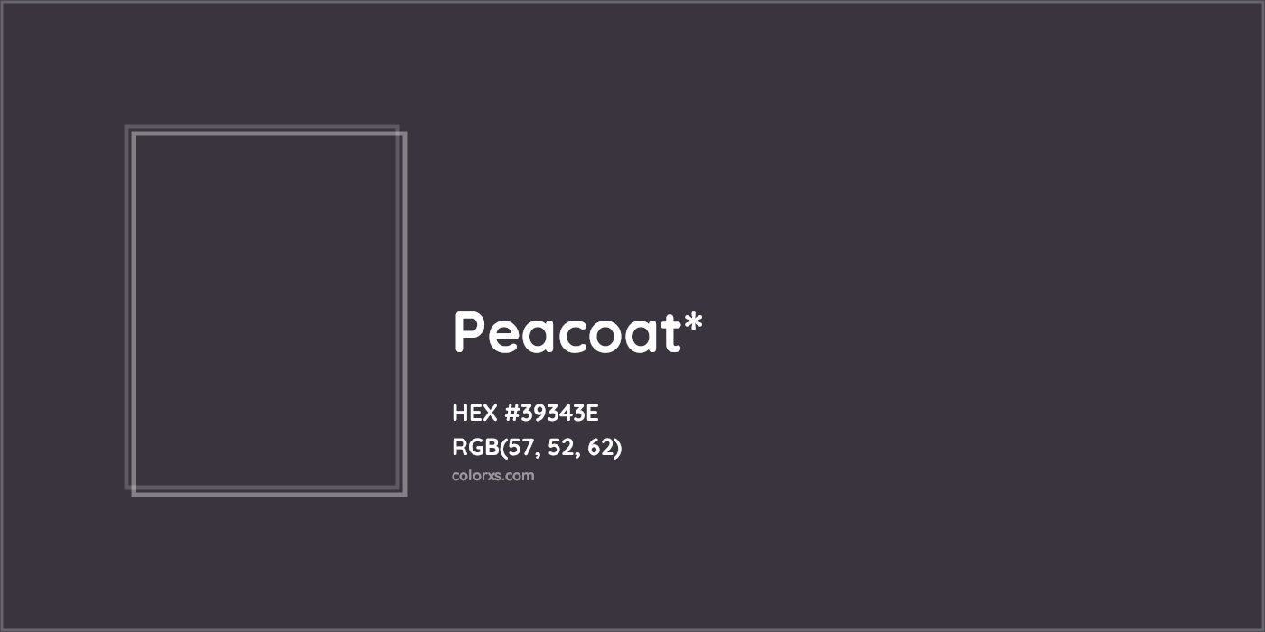 HEX #39343E Color Name, Color Code, Palettes, Similar Paints, Images