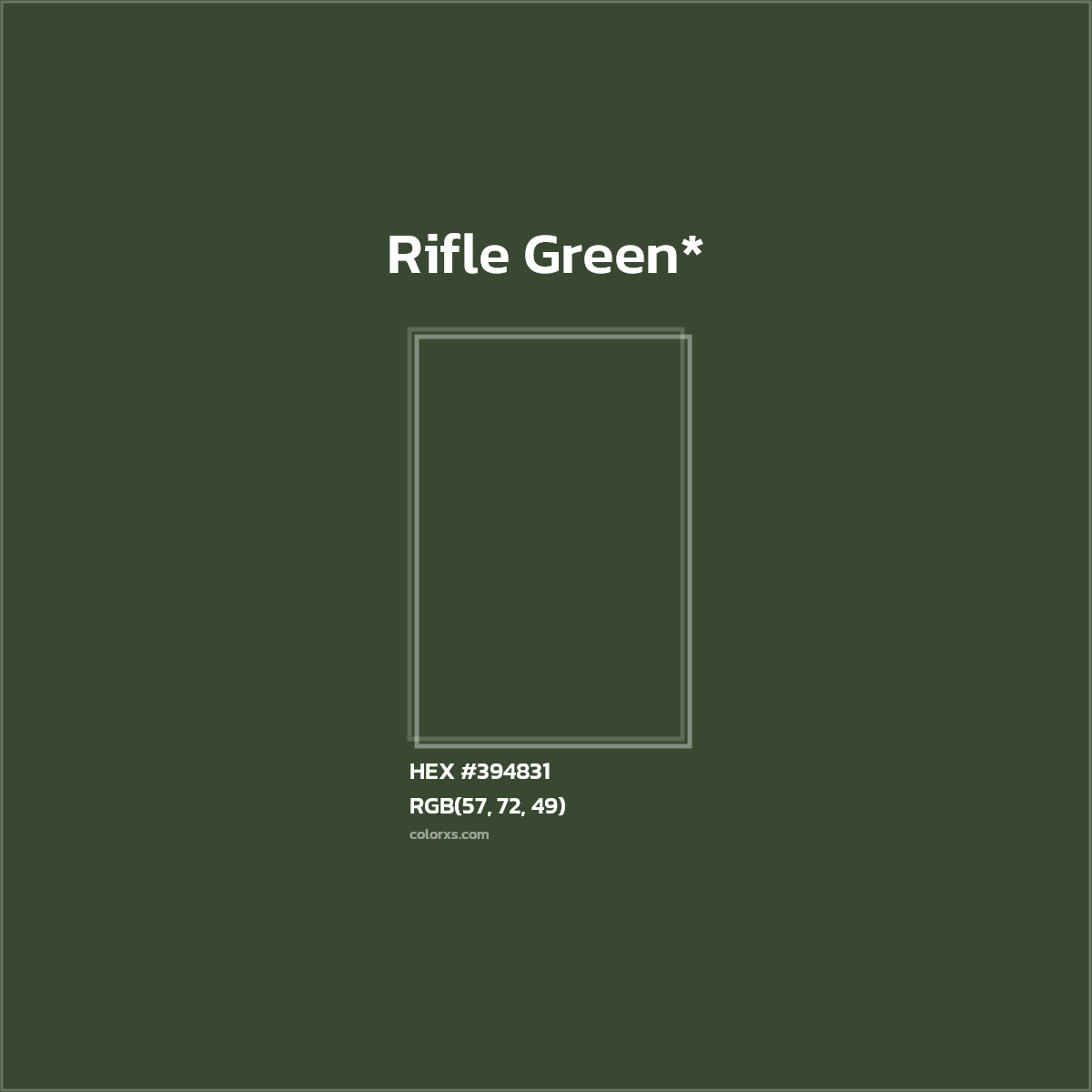 HEX #394831 Color Name, Color Code, Palettes, Similar Paints, Images