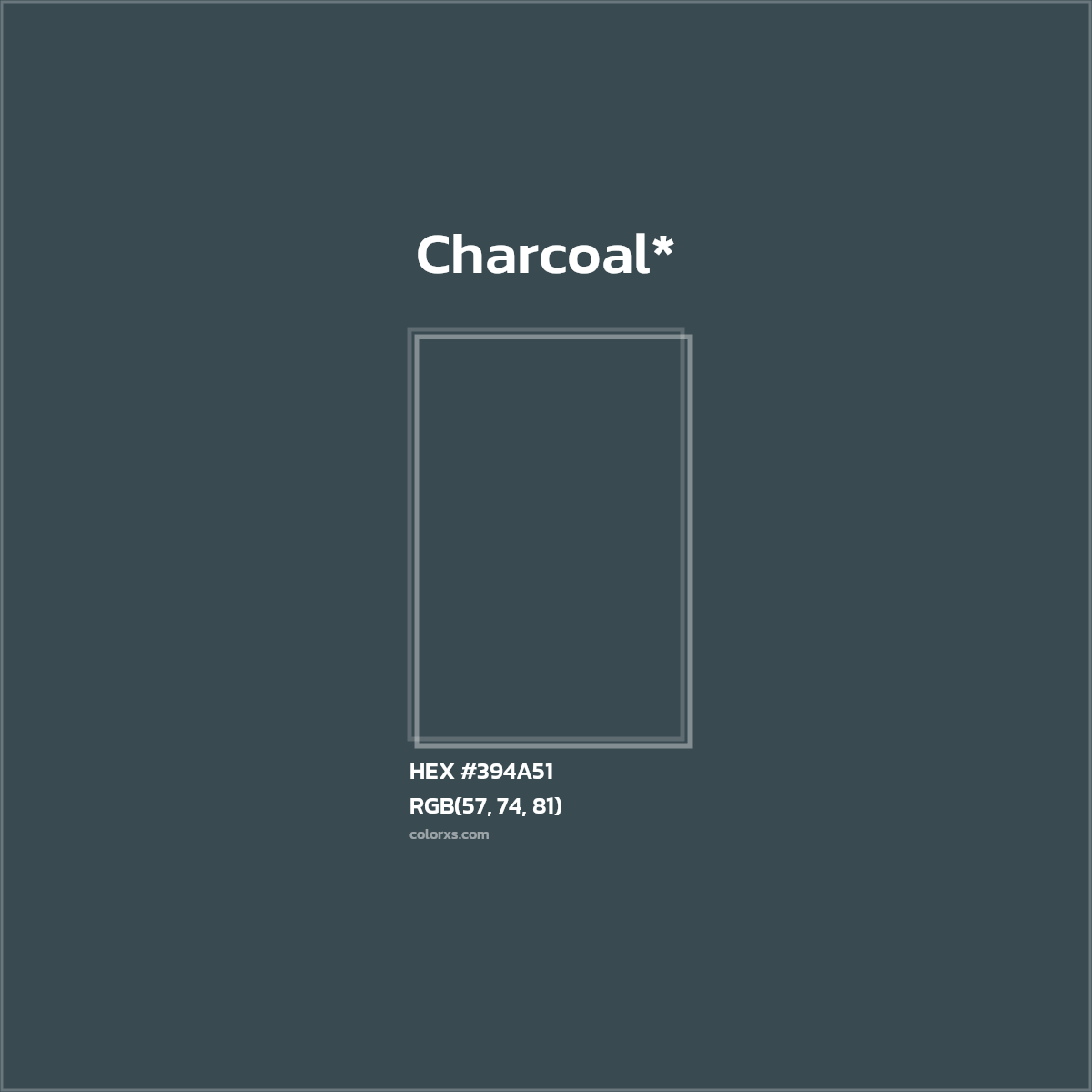 HEX #394A51 Color Name, Color Code, Palettes, Similar Paints, Images