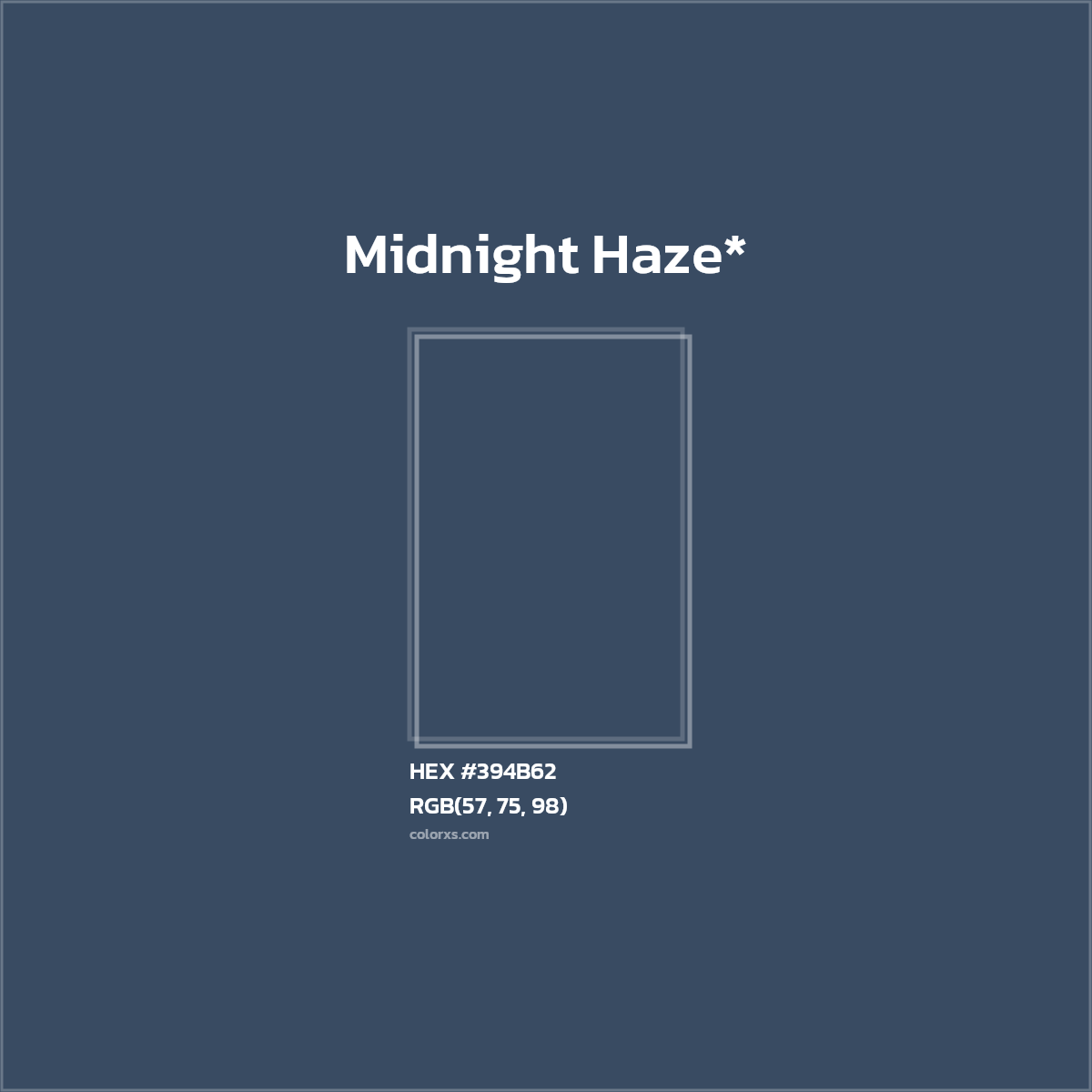 HEX #394B62 Color Name, Color Code, Palettes, Similar Paints, Images