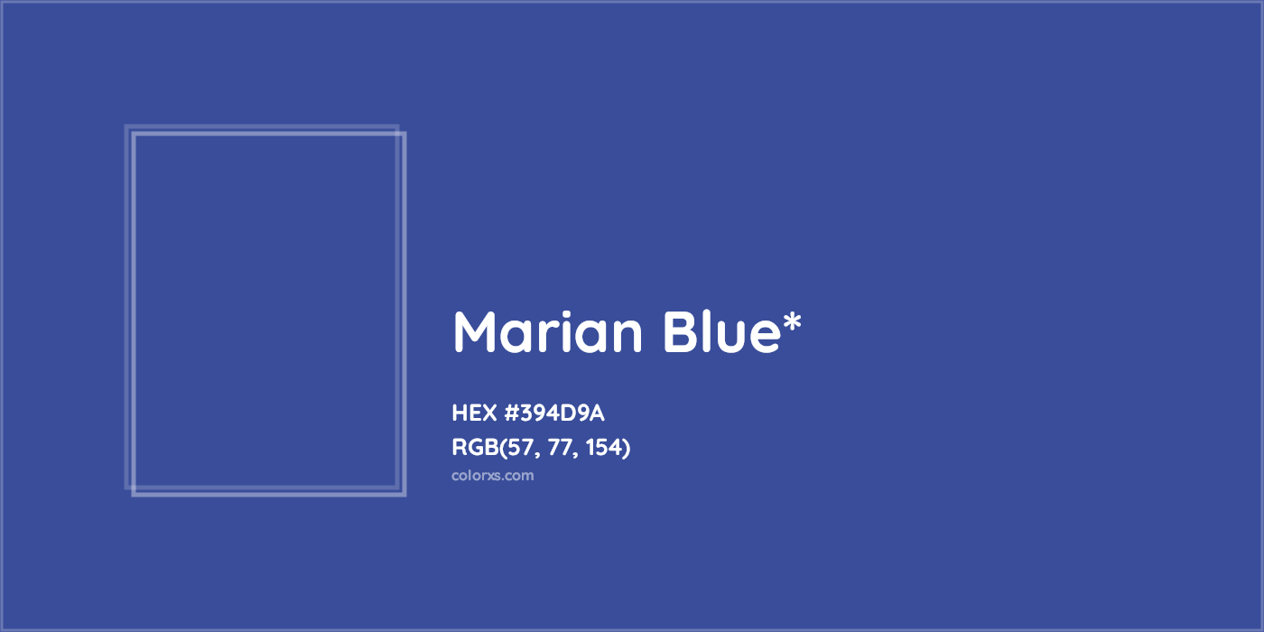 HEX #394D9A Color Name, Color Code, Palettes, Similar Paints, Images