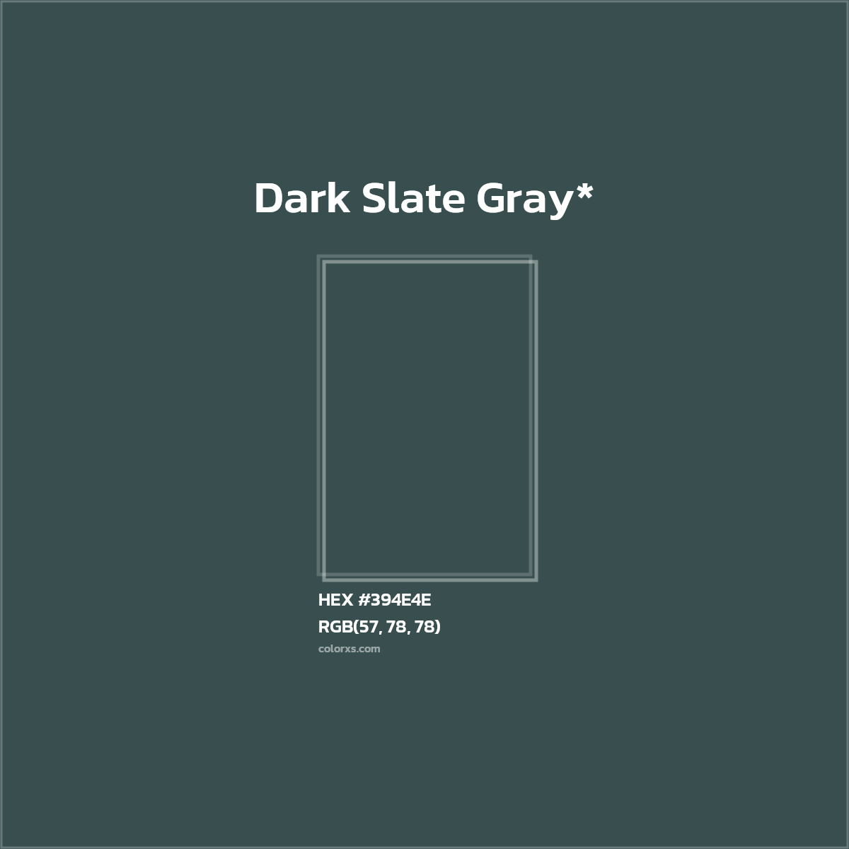 HEX #394E4E Color Name, Color Code, Palettes, Similar Paints, Images