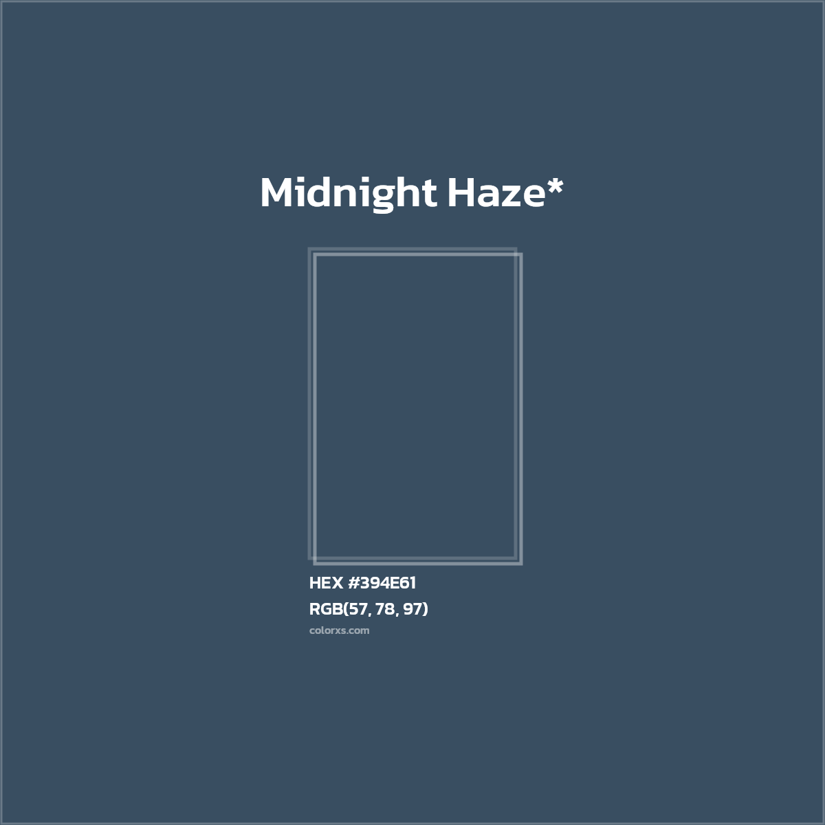 HEX #394E61 Color Name, Color Code, Palettes, Similar Paints, Images