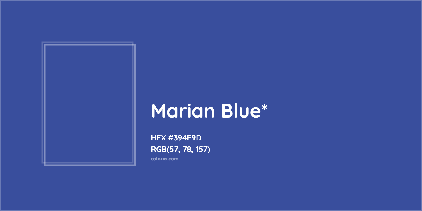 HEX #394E9D Color Name, Color Code, Palettes, Similar Paints, Images