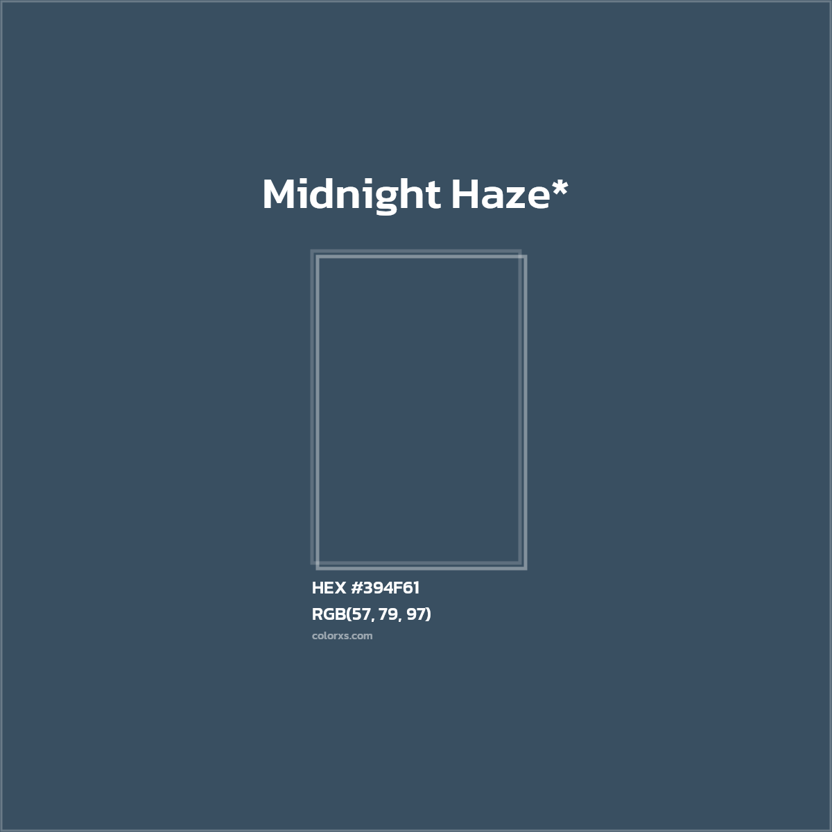 HEX #394F61 Color Name, Color Code, Palettes, Similar Paints, Images