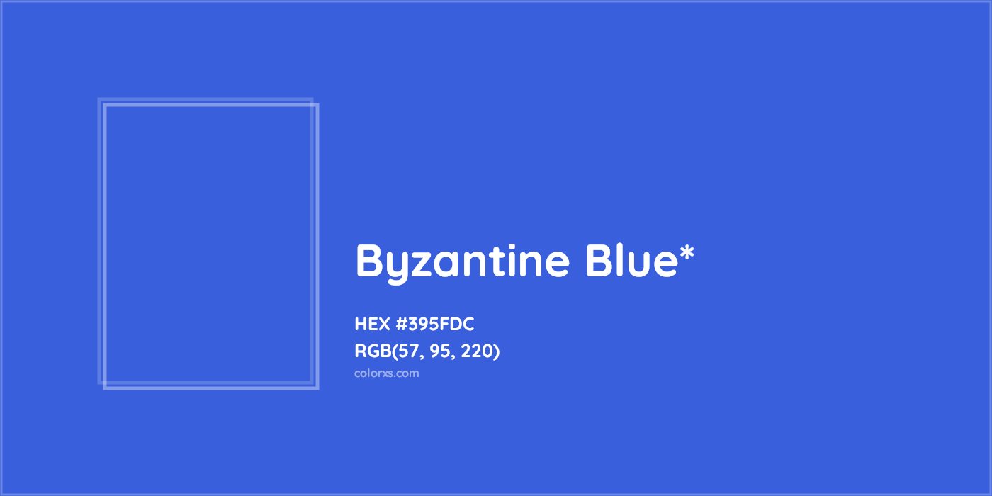 HEX #395FDC Color Name, Color Code, Palettes, Similar Paints, Images