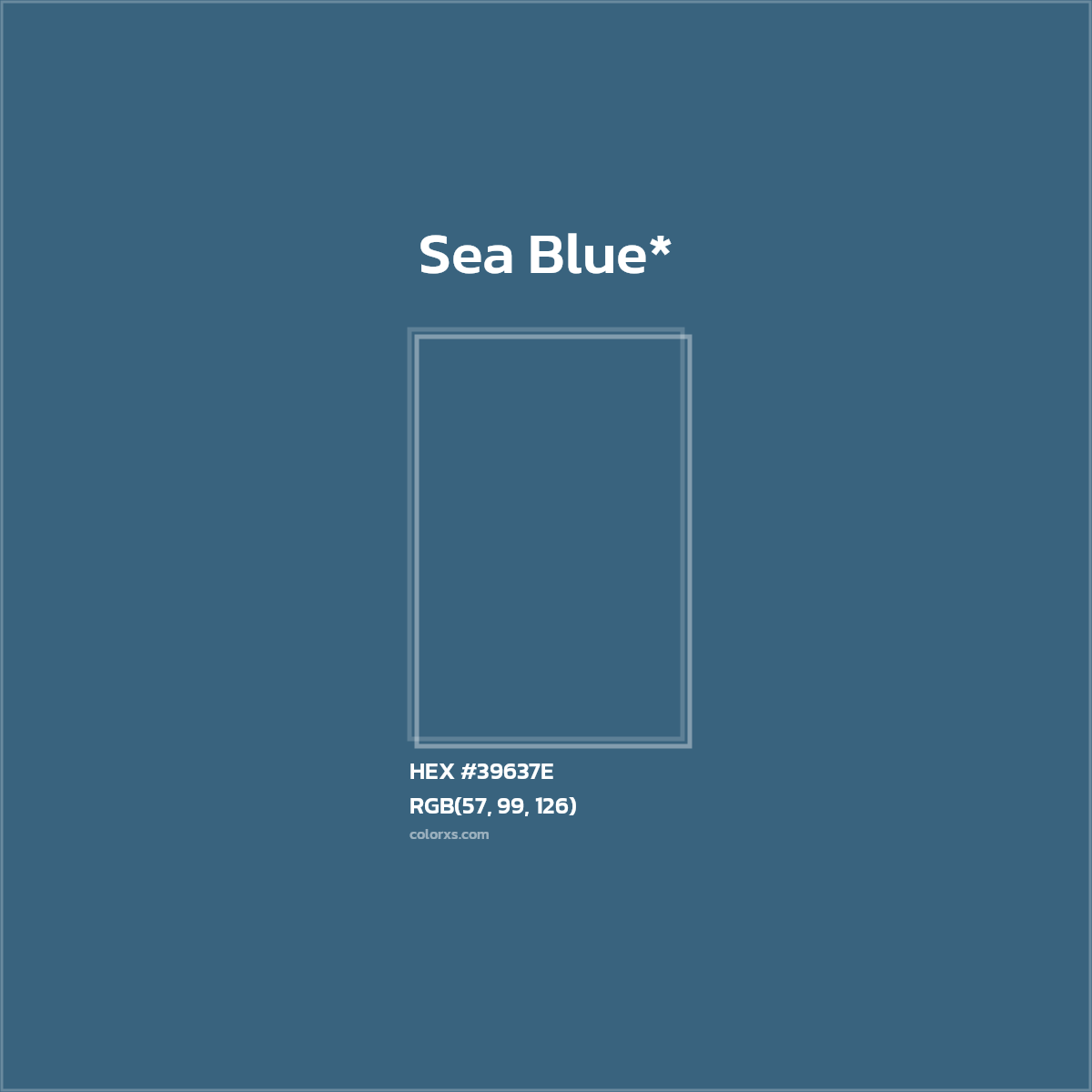 HEX #39637E Color Name, Color Code, Palettes, Similar Paints, Images