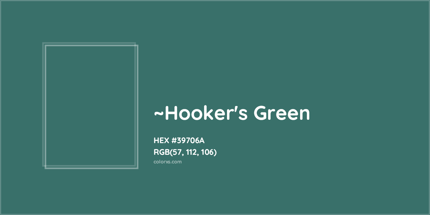 HEX #39706A Color Name, Color Code, Palettes, Similar Paints, Images
