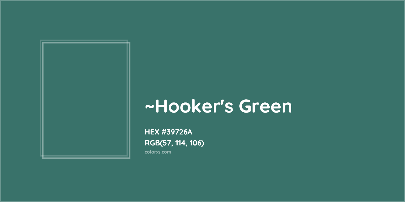 HEX #39726A Color Name, Color Code, Palettes, Similar Paints, Images