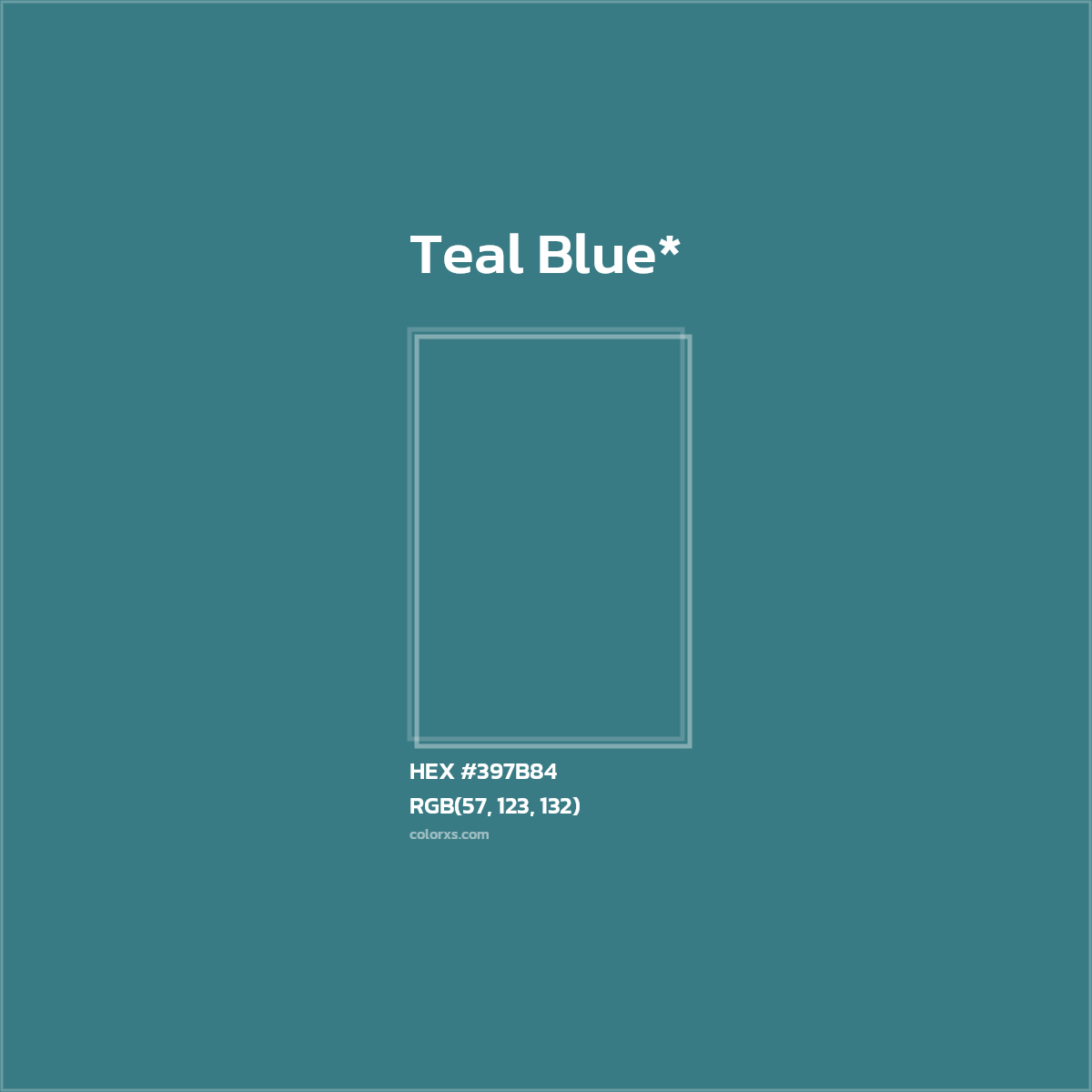 HEX #397B84 Color Name, Color Code, Palettes, Similar Paints, Images